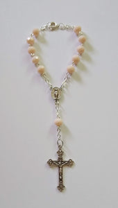 Champagne Our Lady of Grace Auto Rosary