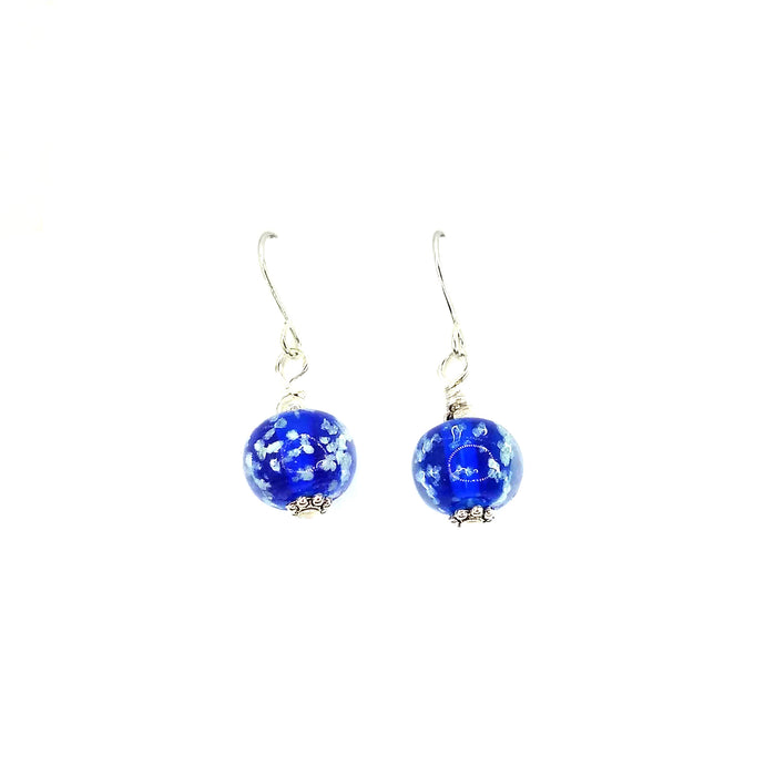 Blue Glow in the Dark Drop Earrings